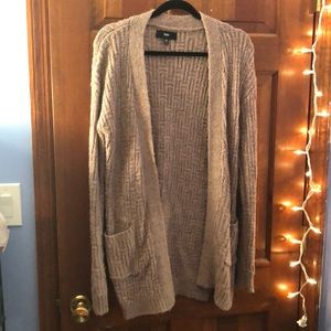 Dusty Rose Chunky Cardigan